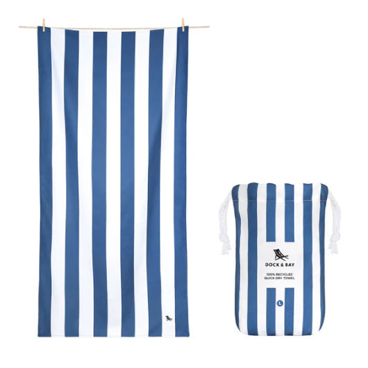 Dock and Bay Quick Dry Towels Navy